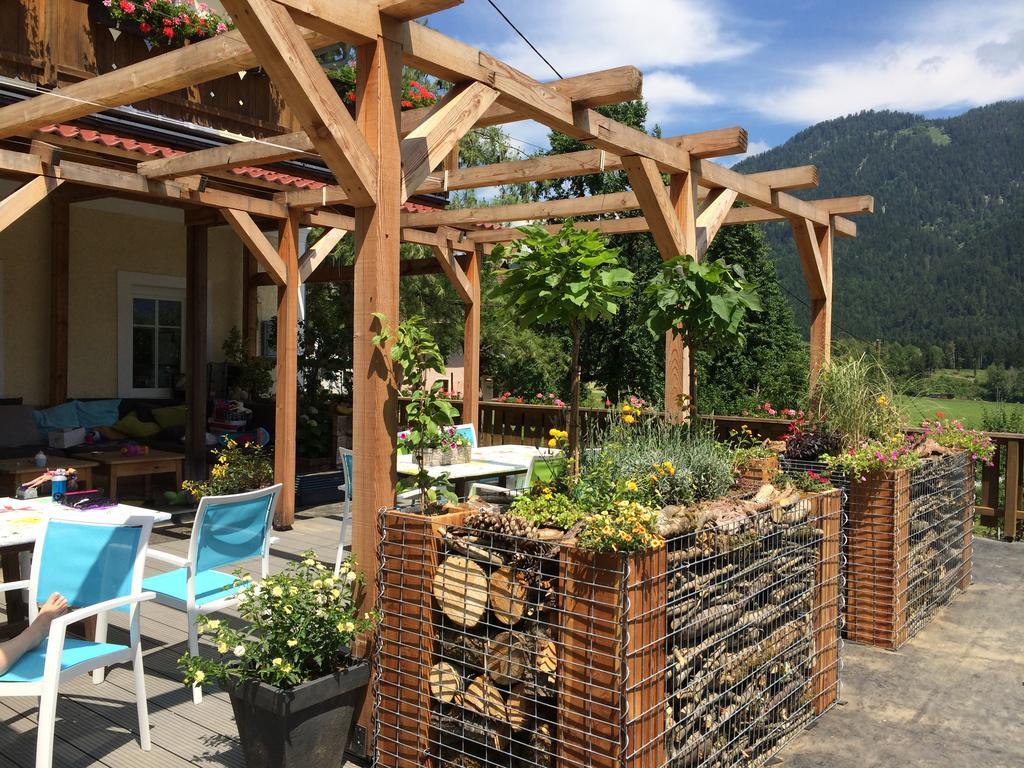 Ferienwohnung Landhof Schober Weißbriach Exterior foto